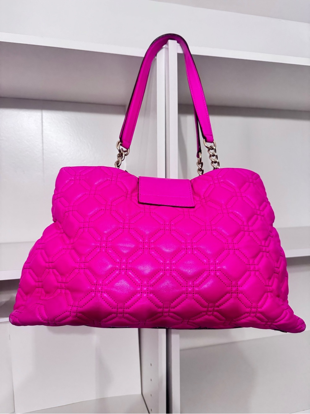 Kate Spade Pink Quilted Shoulder Bag - Picture 5 of 11
